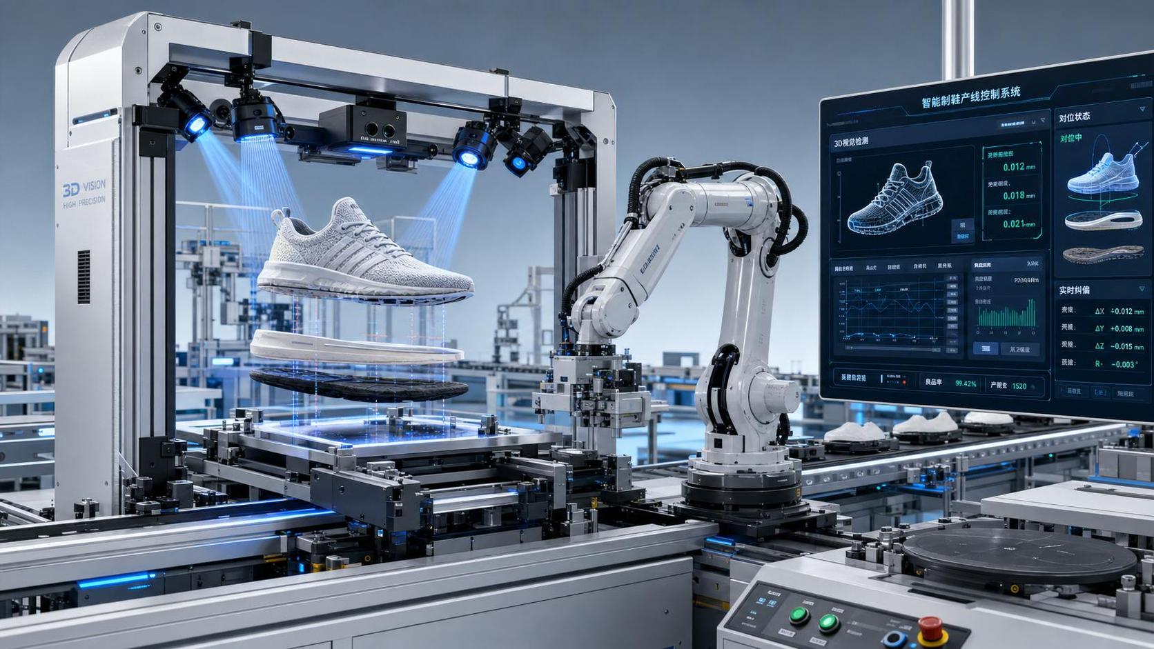 How 3D Vision Helps Shoe Production Manufacturers Reduce Alignment Errors