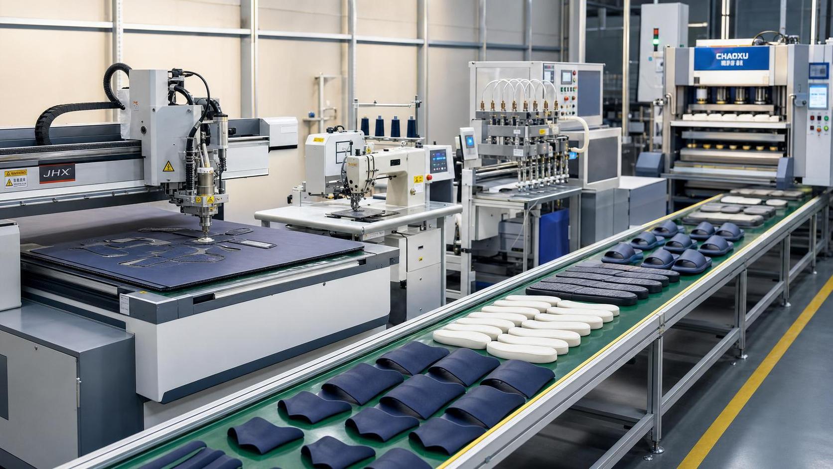 Footwear Machinery for Slipper Production: Machine Types and Line Setup Basics