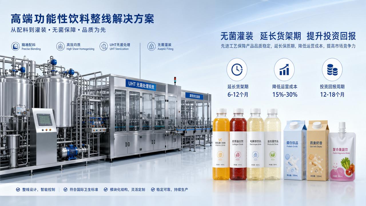 Is Functional Health Drinks Processing Worth the Cost