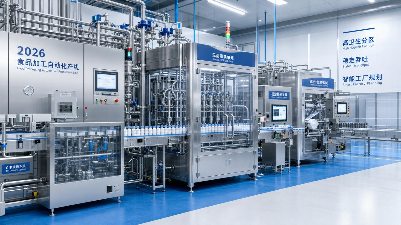 Food processing automation trends changing plant planning in 2026