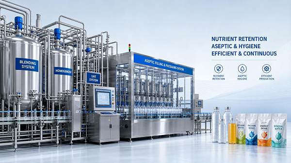 What defines efficient functional health drinks processing?