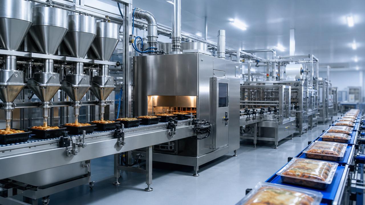 How ready-to-eat meals equipment affects output and cost