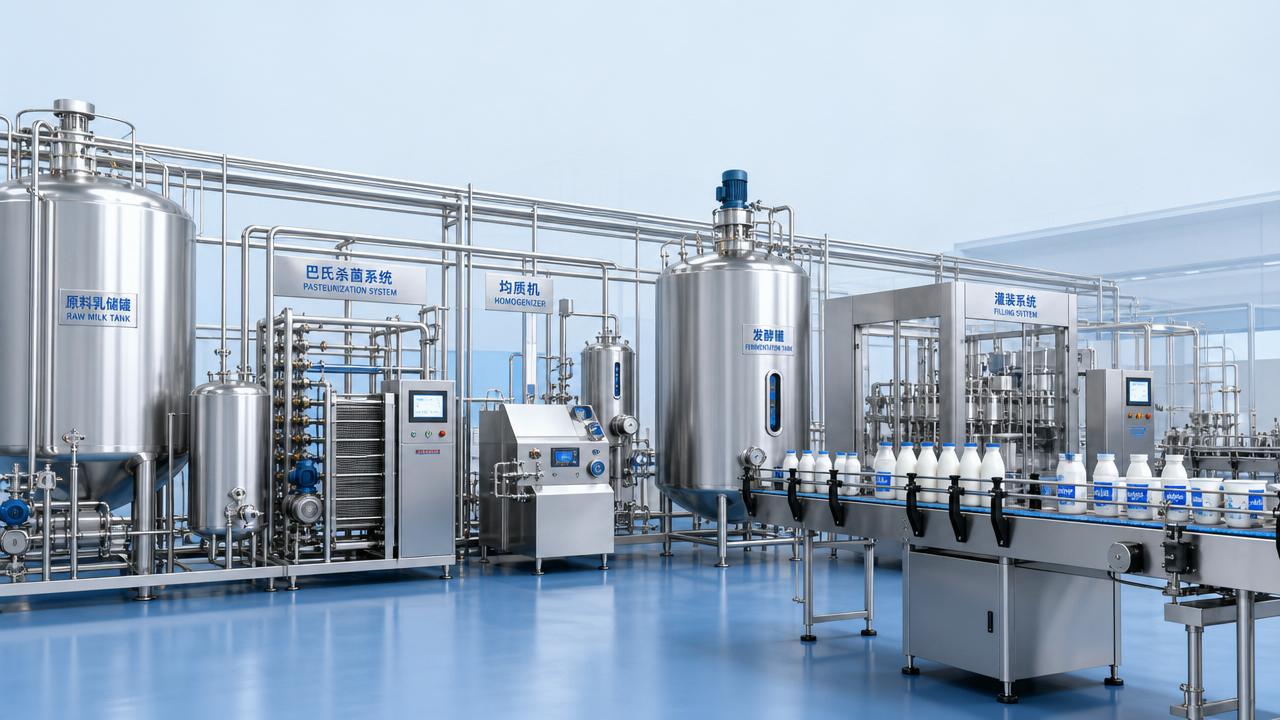How to Choose Dairy Processing Equipment for Milk, Yogurt, and Cream Production
