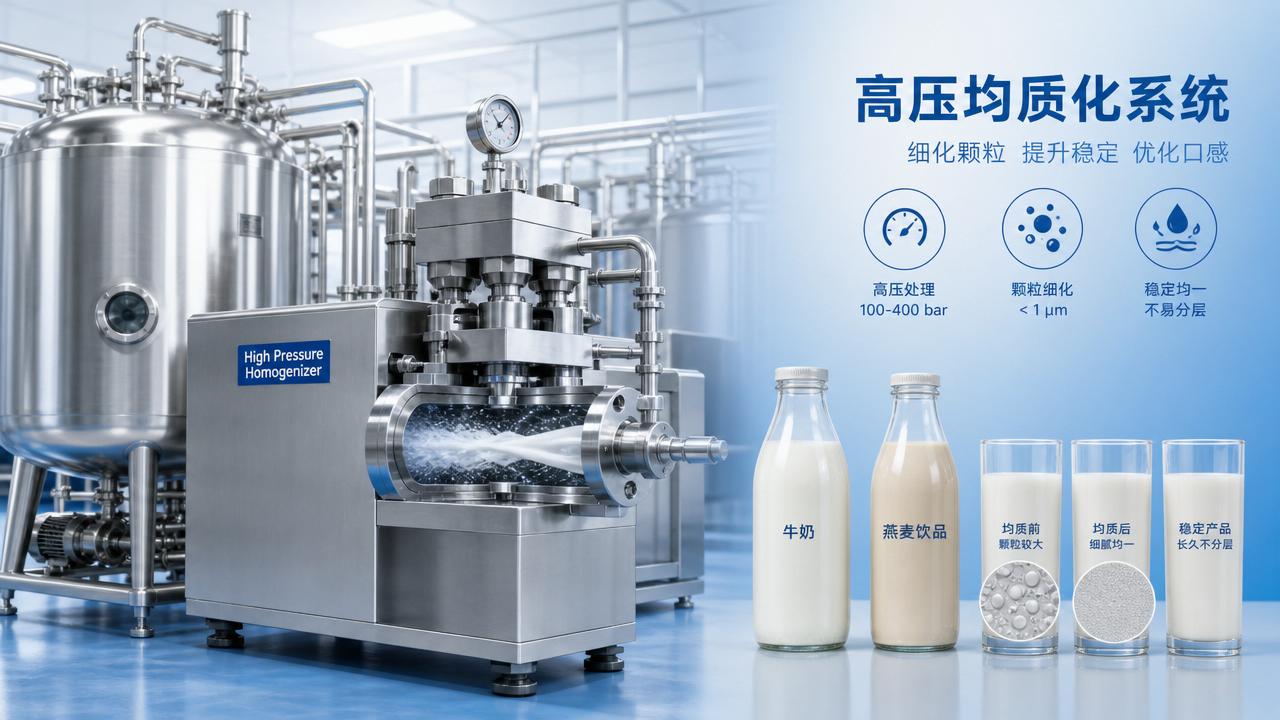 Dairy Homogenization Systems Explained: Pressure, Particle Size, and Product Stability