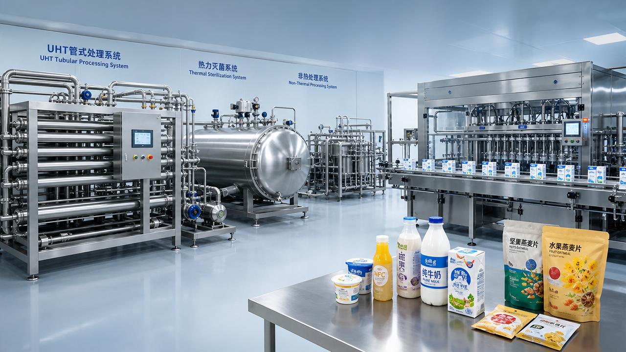 Industrial Food Sterilization Methods Compared: Heat, UHT, and Non-Thermal Options