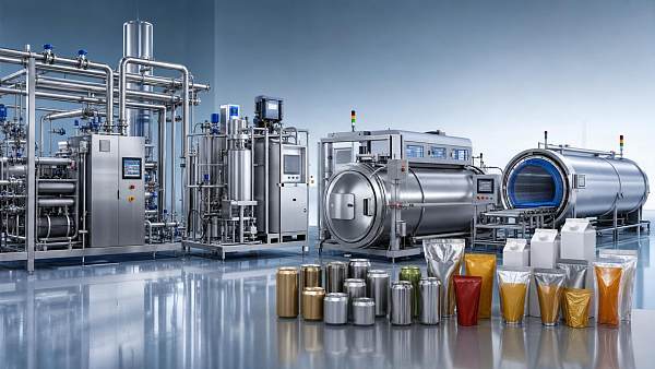Industrial Food Sterilization Methods Compared: Steam, UHT, HPP, and Retort