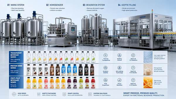 Functional Beverage Manufacturing Process: Key Steps, Common Formulation Issues, and Fixes