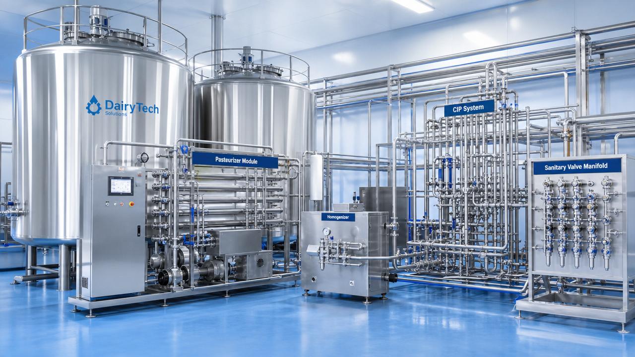 Dairy Processing Equipment Selection Guide: Capacity, CIP Design, and Hygienic Standards