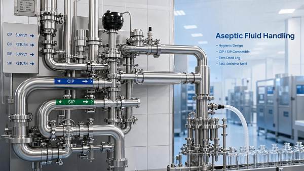 Aseptic Fluid Systems vs Standard Sanitary Lines: Where Sterility Design Makes the Difference