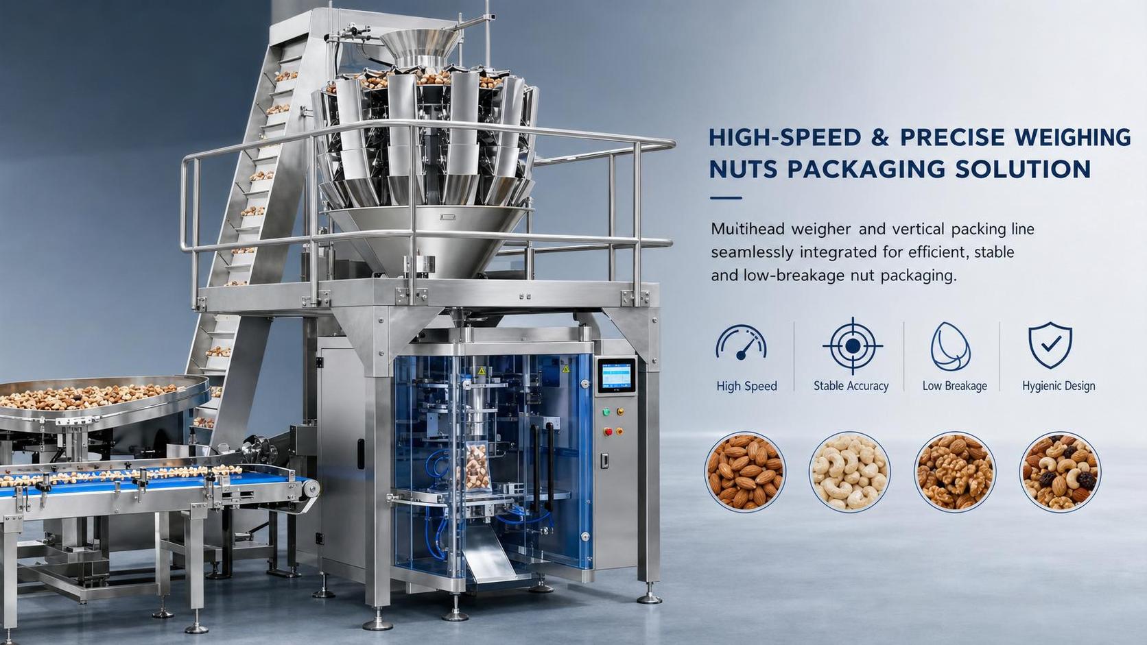 How to Choose Multi-Head Weighers for Nuts Packaging Based on Speed and Accuracy