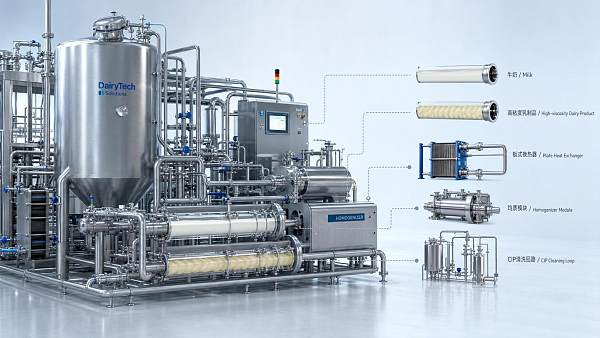 How to Choose a Dairy Fluid Processing System for Capacity, CIP, and Product Viscosity