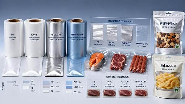 Flexible Food Packaging Materials Compared: Barrier, Seal Strength, and Shelf-Life Impact