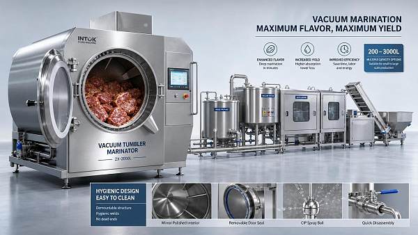 Automatic Meat Marination Machine Buying Guide: Capacity, Vacuum Level, and Cleaning Needs