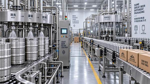 Keg Filling Machine vs Can Filling Line: Assessing Beer Packaging Needs