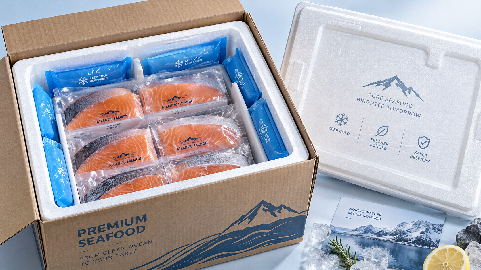 Cold Chain Packaging for Seafood: Choosing Insulation and Refrigerants