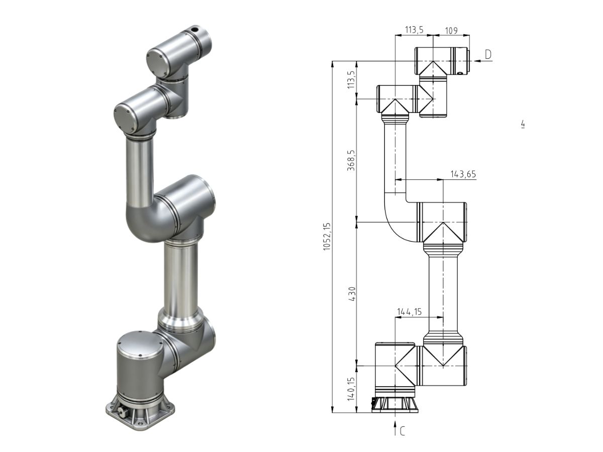 collaborative robotic arm