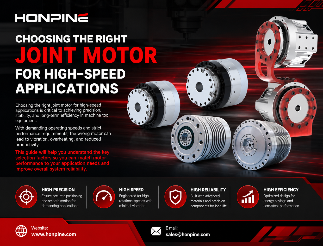 high speed joint motor