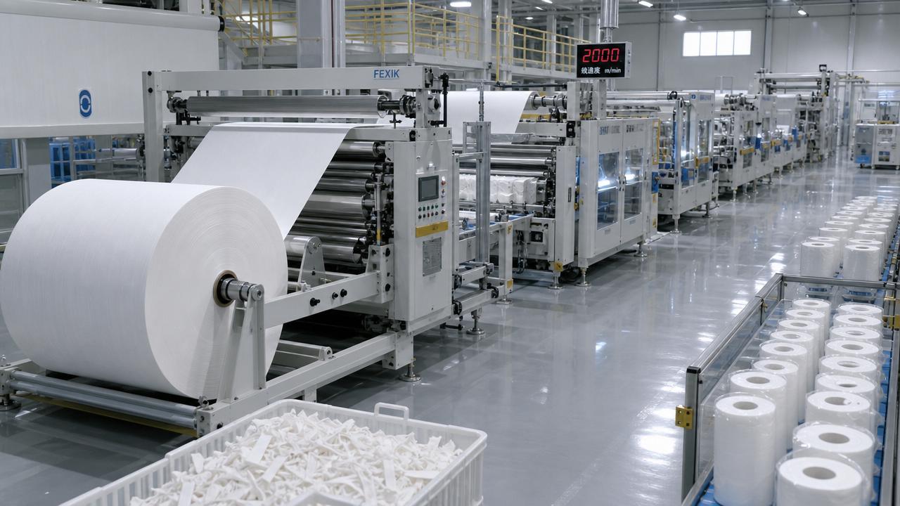 Tissue Converting Machines: Output vs Waste Tissue Converting Machines: Output vs Waste