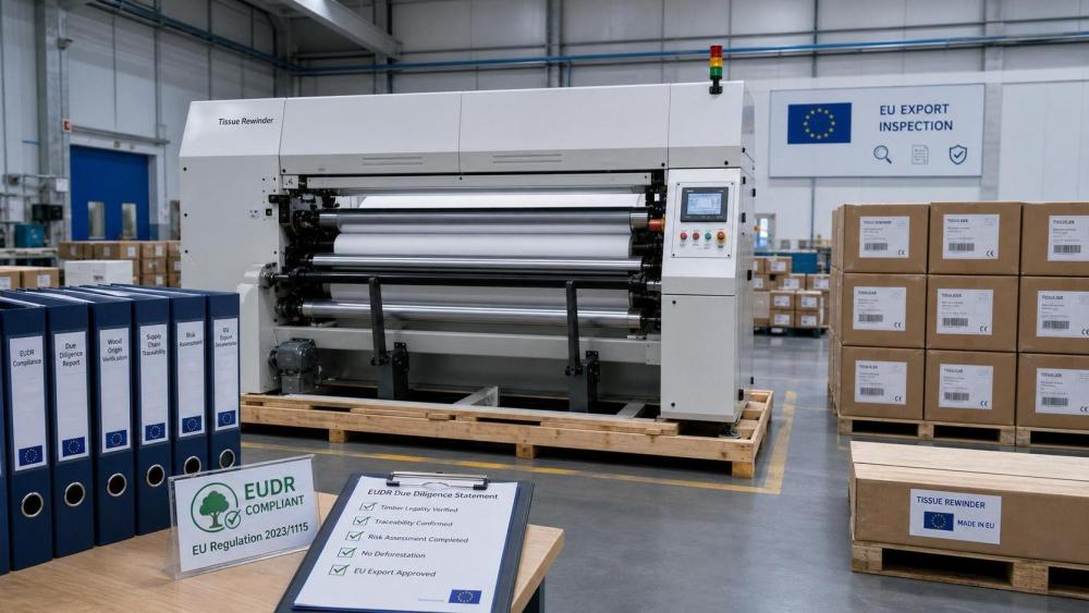 EUDR Round 3 Extends Traceability to Tissue Rewinders EUDR Round 3 Extends Traceability to Tissue Rewinders