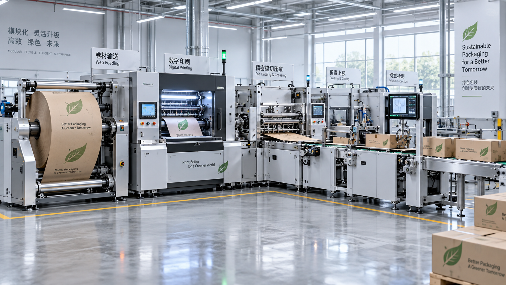 When modular packaging converting machinery improves line flexibility