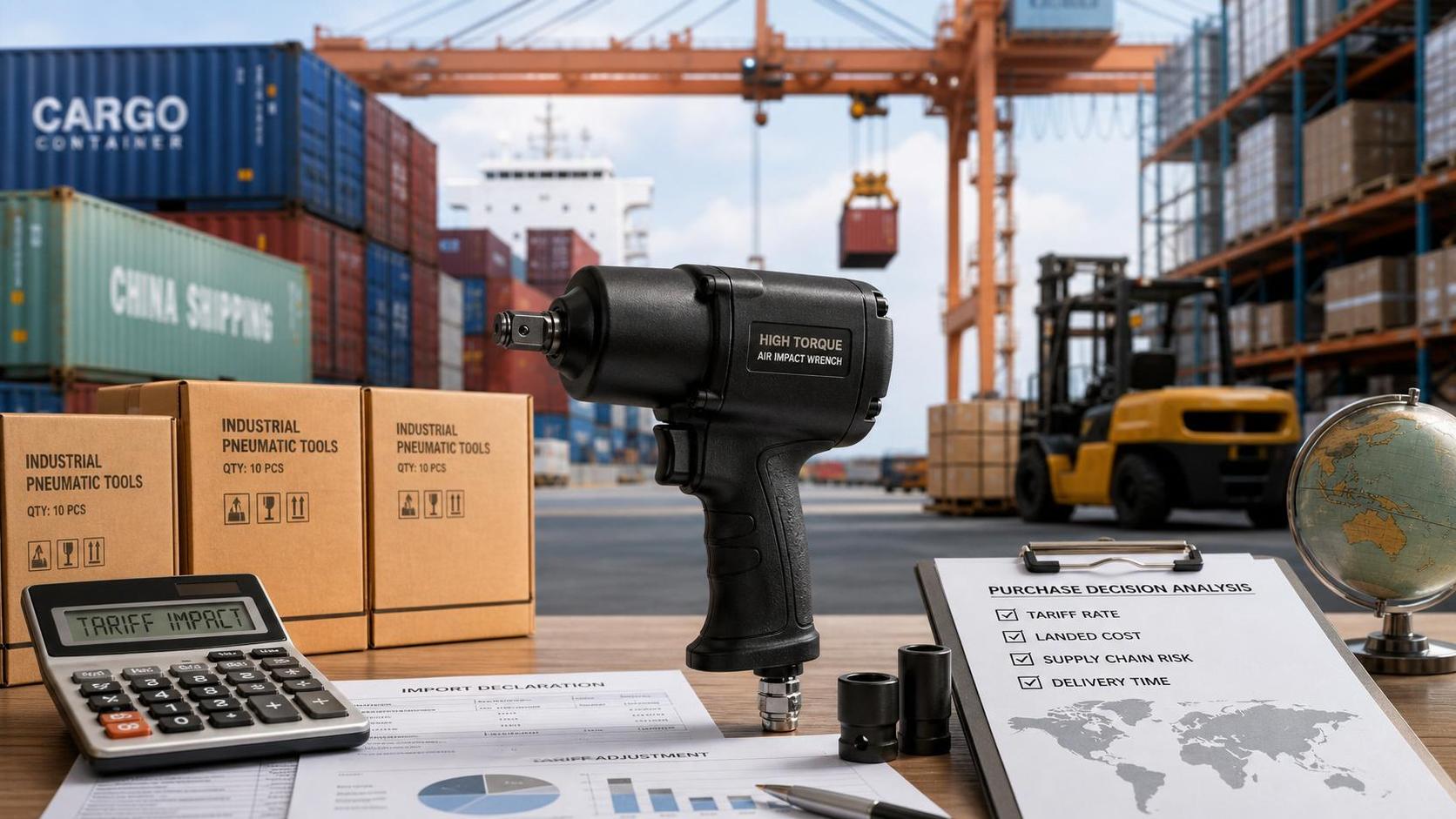 US Hearing May Add 25% Duty on Pneumatic Tools