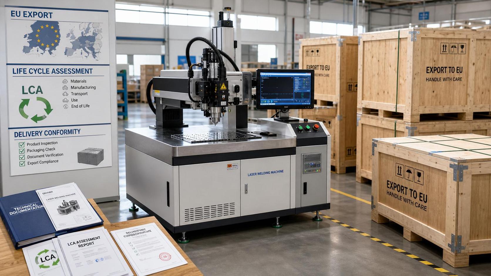 EU Rule Takes Effect: LCA Report Now Required for Laser Welding Exports