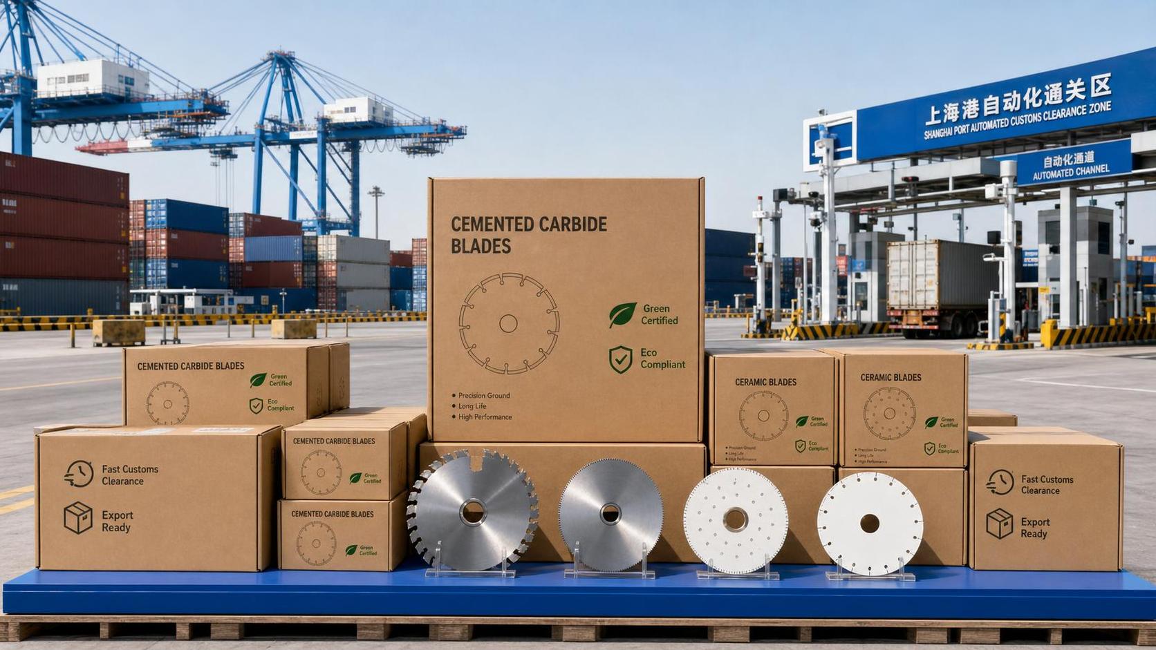 Shanghai Port Opens Fast Lane for Green Carbide Inserts