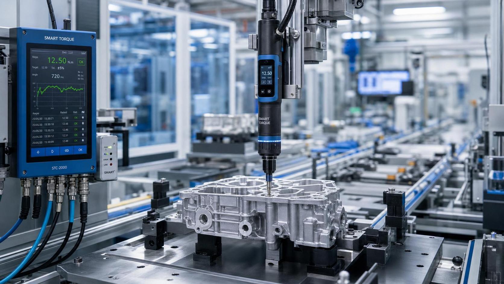 How Smart Torque Sensing Tools Reduce Fastening Errors on the Line