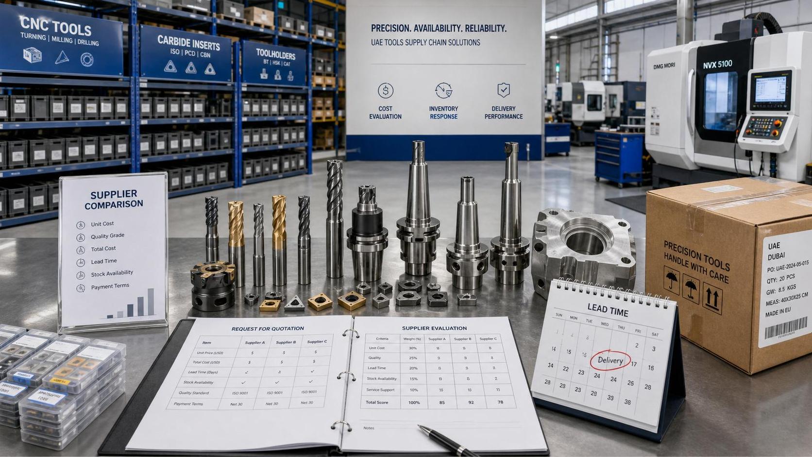 How to Compare a Precision Tooling Supplier in UAE on Cost and Lead Time