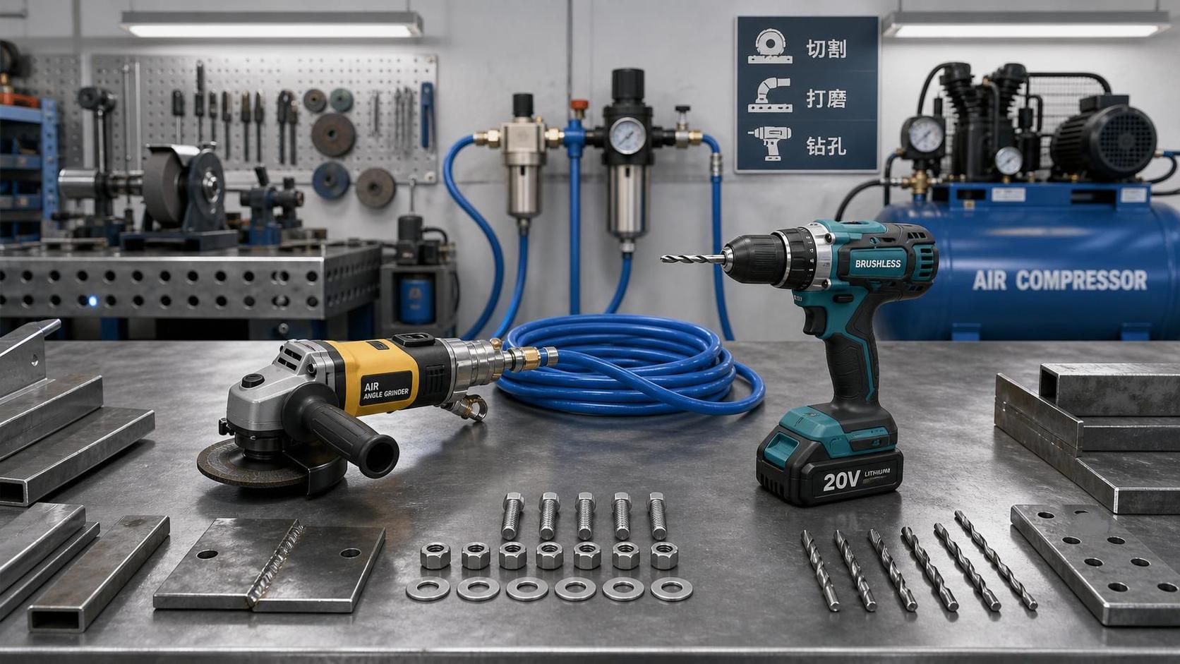 Pneumatic vs Power Tools for Metal Fabrication: What Performs Better?