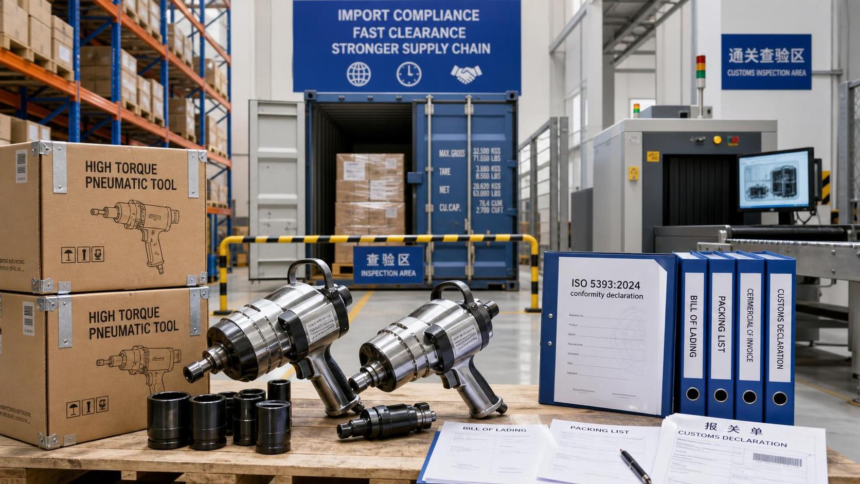 CBP to Require ISO 5393:2024 Declarations for High-Torque Pneumatic Tools
