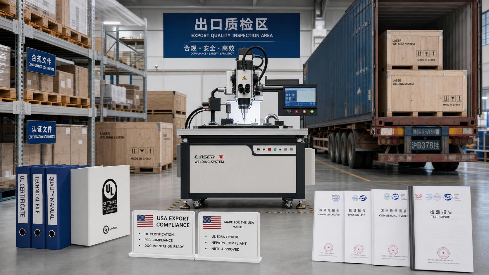 CBP Rule Adds UL 60947-8 for Laser Welding Exports