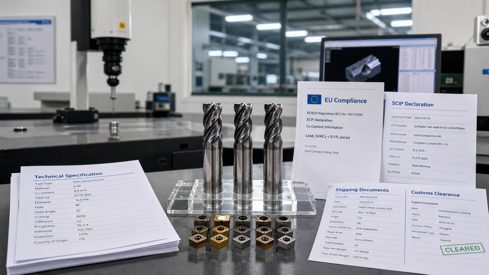 EU REACH Update Brings Cobalt Carbide Tools Into SCIP