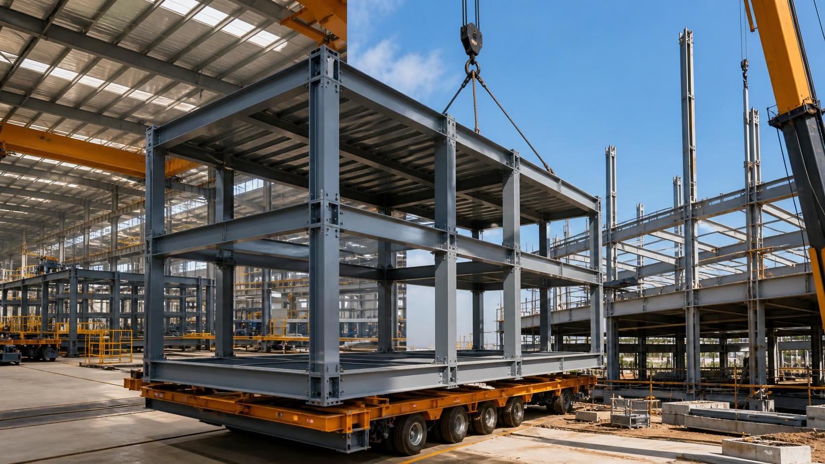 When does modular structural assembly reduce installation time on site