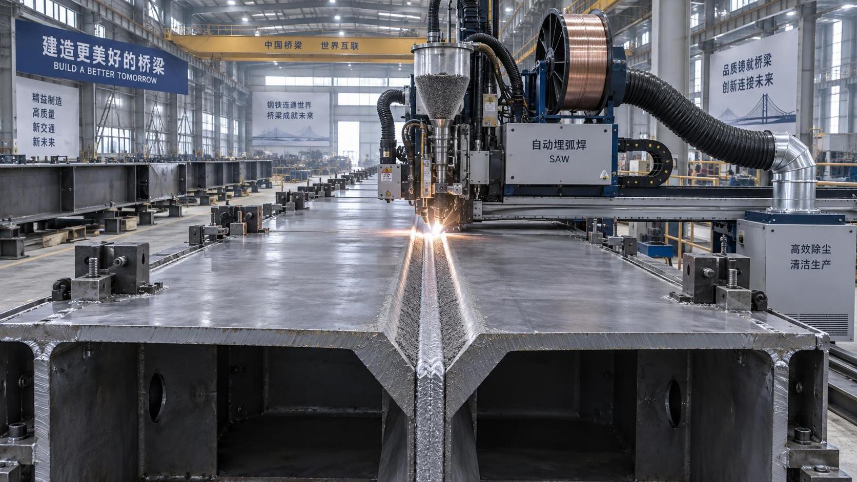 Choosing arc welding equipment for bridge fabrication by joint thickness