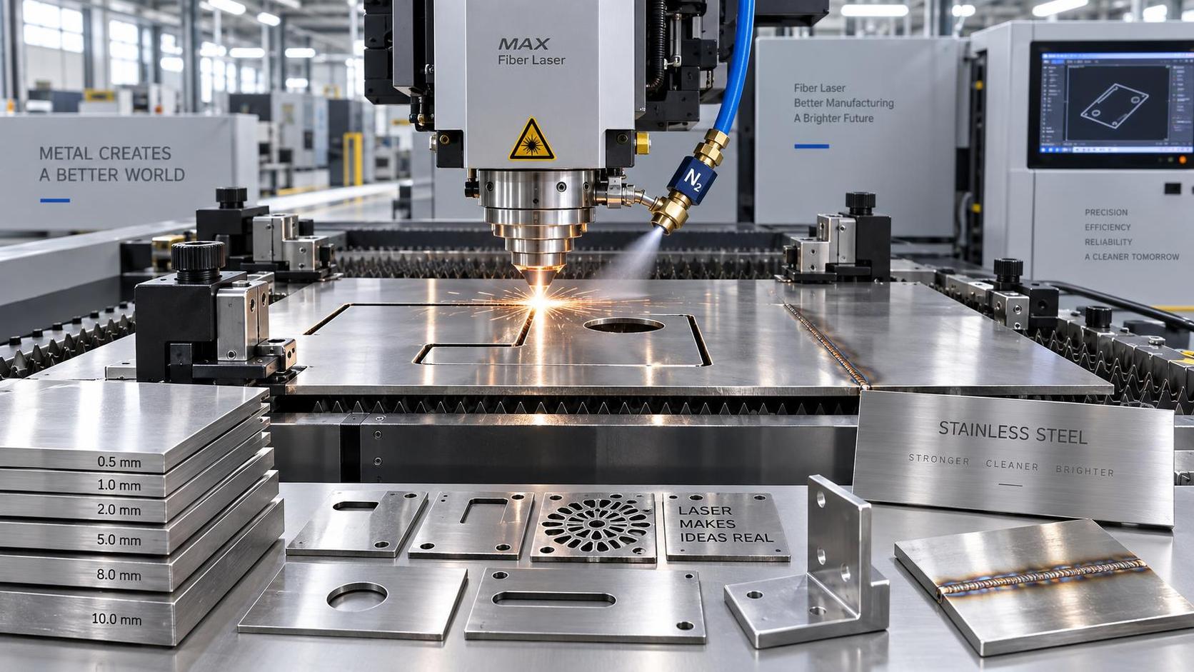 How to match an industrial laser processing machine to material thickness