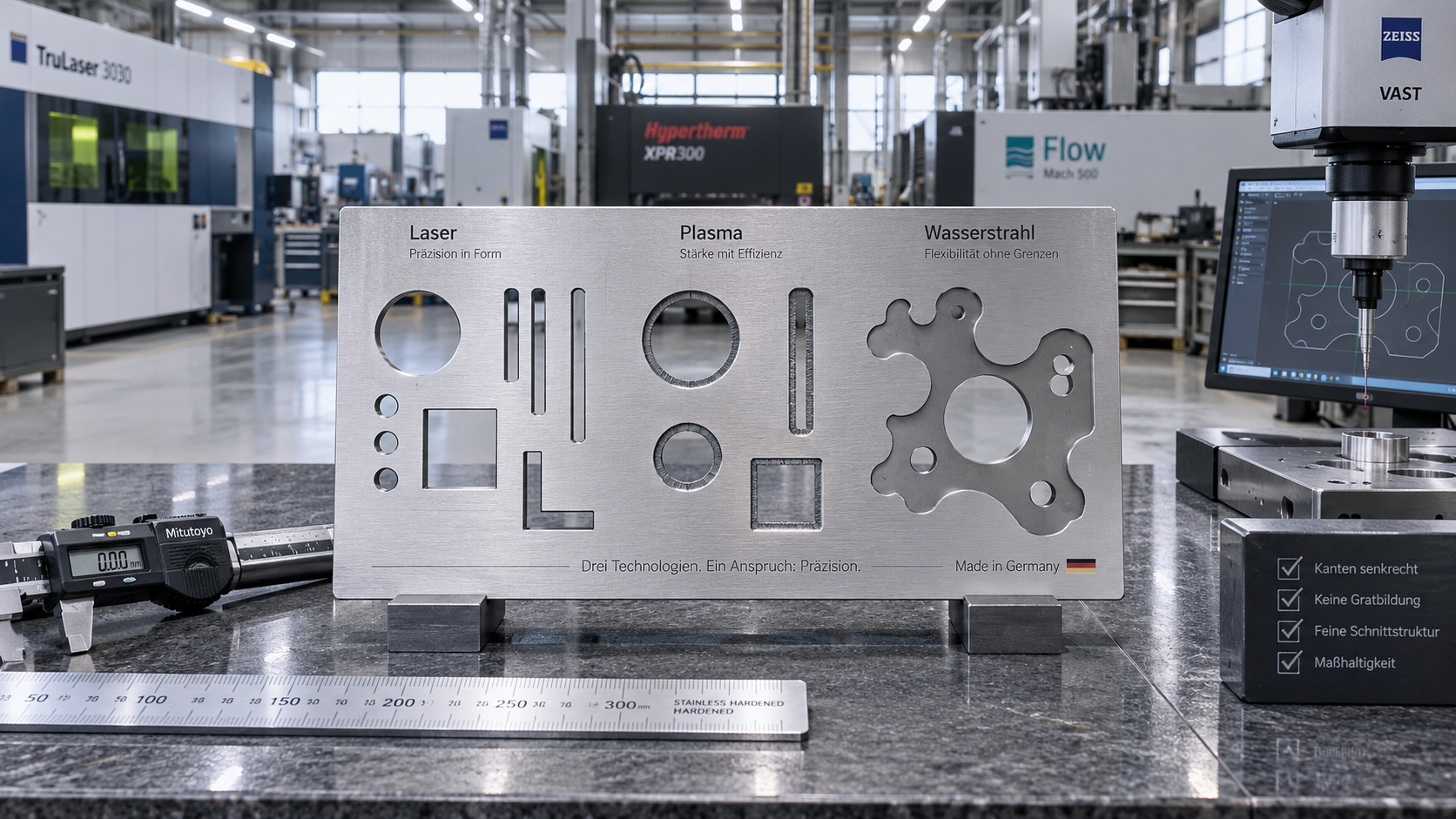 How to compare industrial cutting solutions in Germany by cut quality