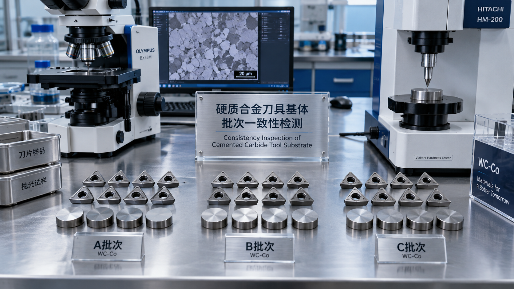 How to check a cutting tool substrate manufacturer’s batch consistency