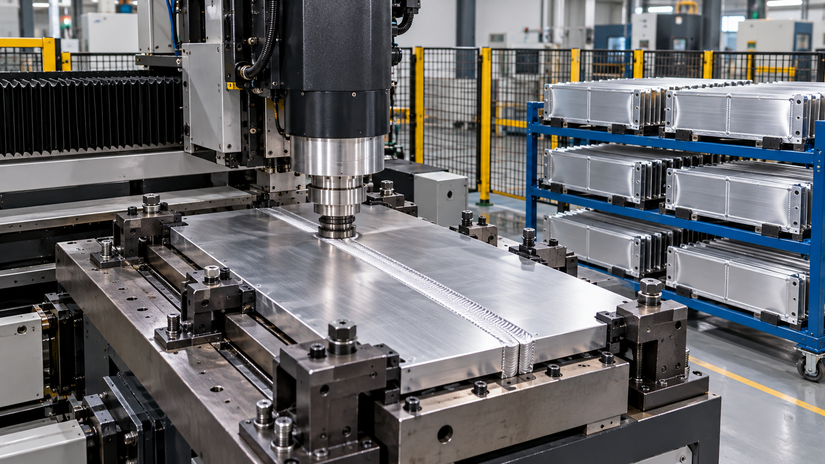How does production volume affect friction stir welding cost?