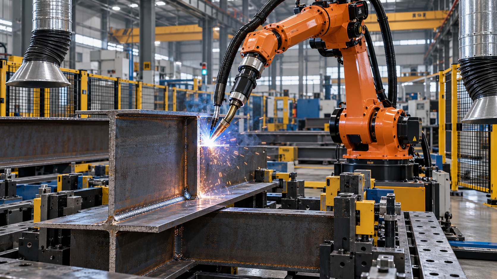 When does robotic welding make sense for structural steel fabrication?