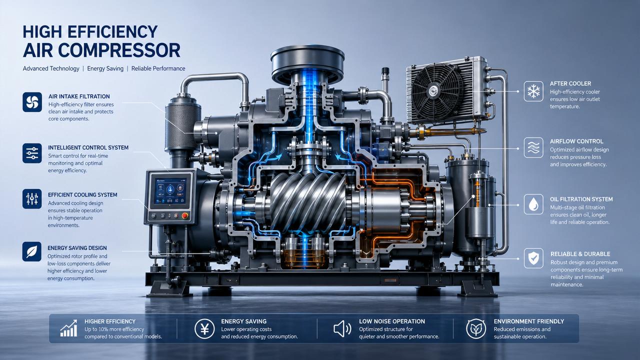 Aero-Thermodynamic Research Reshaping Compressor Efficiency