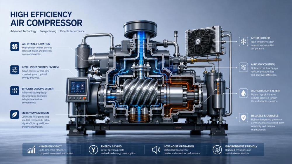 Aero-Thermodynamic Research Reshaping Compressor Efficiency