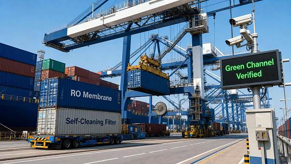 Tianjin Port AI Customs Upgrade Boosts Filter & RO Membrane Exports