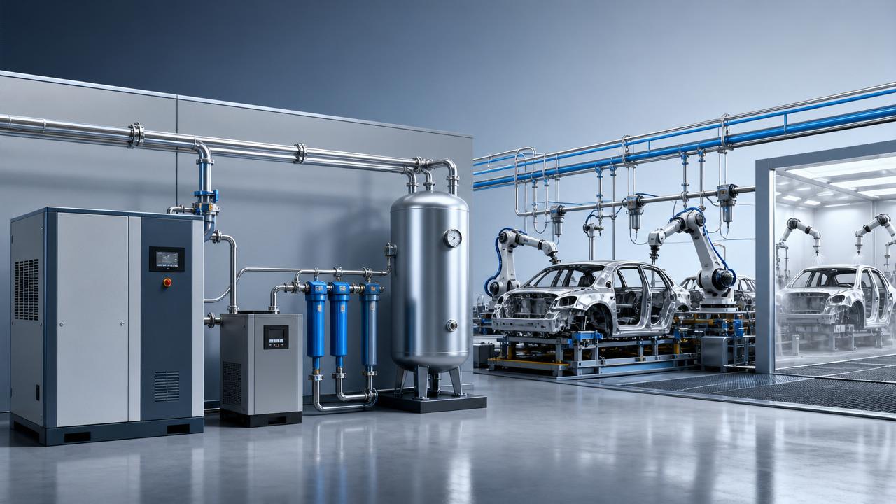 Compressed Air Systems for Automotive Industry: What Impacts Uptime
