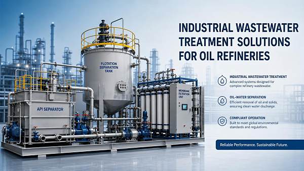 Industrial Wastewater Treatment for Oil Refineries: Key Process Choices and Compliance Risks