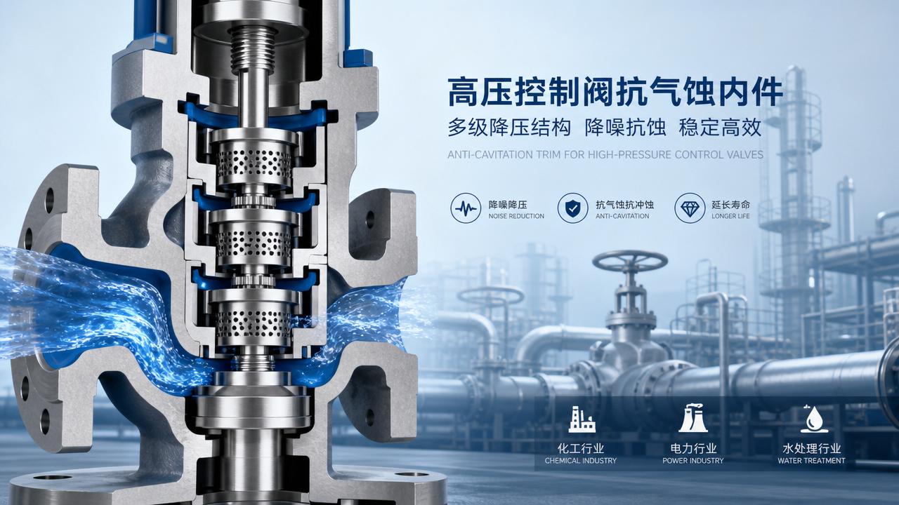 How Anti Cavitation Valve Trim Reduces Noise and Erosion