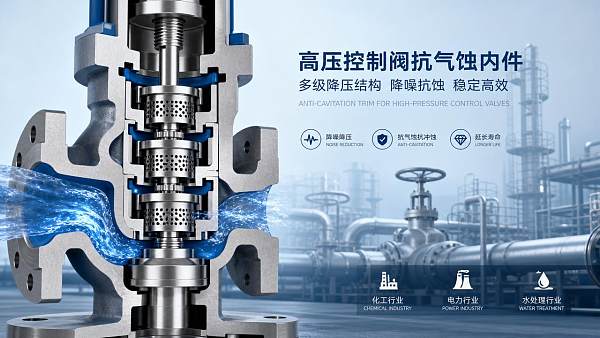 How Anti Cavitation Valve Trim Reduces Noise and Erosion