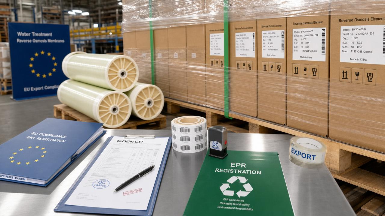EU PPWR Takes Effect Aug 12: RO Membrane Exports Need EPR Registration