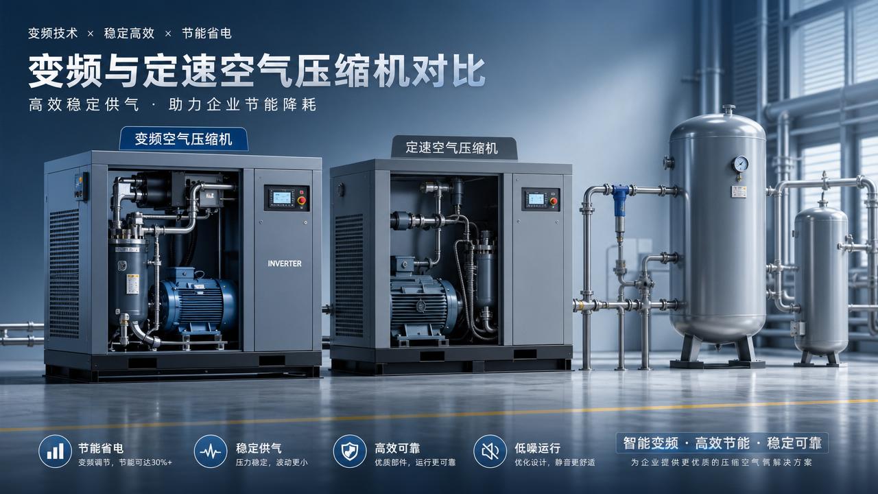Variable Speed Air Compressors vs Fixed Speed: Energy Savings Explained