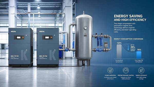 How to Compare Two-Stage Air Compressors by Energy Use and Output